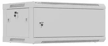 Lanberg WF01 Series 19" Wandgeh&auml;use 4U 600x450 Metallt&uuml;r grau (WF01-6404-00S)