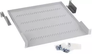 InLine RAC-UP-750-A1 19" Fachboden perforiert 1HE, 750mm, lichtgrau (RAC-UP-750-A1)