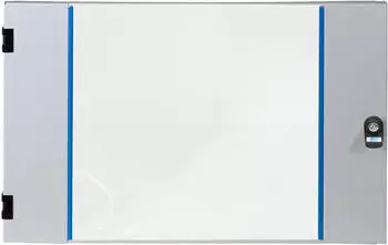 EFB-Elektronik Frontt&uuml;r f&uuml;r Wandverteiler 15HE, Glas, RAL7035 (102130GR.15)