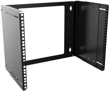 Lanview Wandmontiertes offenes Rack 19" 10U, verstellbare Tiefe (RAR220BL)