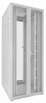 DSIT Serverschrank 42HE 19" perforierte Doppelfl&uuml;gelt&uuml;ren wei&szlig; 800x1000x2000mm (DS8042DD-W)