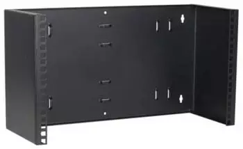 DSIT 19" Montagerahmen f&uuml;r Wandbefestigung 6 HE, 180mm, schwarz (DS-WMB6-S)