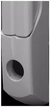Rittal TS 8611.020 Komfortgriff f&uuml;r Verschluss-Eins&auml;tze, Zink-Druckguss, lichtgrau (RAL 7035) (8611020)