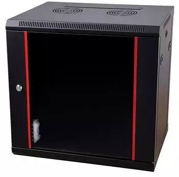 DSIT Baseline 19-Zoll Wandschrank 12HE Glast&uuml;r 600x450x635mm
