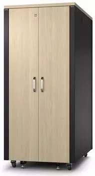 APC NetShelter 19" Netzwerkschrank 32HE, vormontiert, eigenbel&uuml;ftet, Blecht&uuml;r, schallged&auml;mmt, Ahorn, 1134mm tief (AR4032IA)