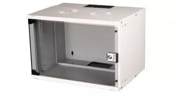 Equip Eco Mount 19" Wandgeh&auml;use 7HE, Flatpack, Sicherheitsglast&uuml;r, IP20, RAL 7035, 400mm tief (EWM-07-5440-G)