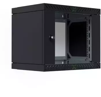 EFB Elektronik X-Rack 19" Wandgeh&auml;use 9HE, fest, eigenbel&uuml;ftet, tiefenverstellbar, 400-600mm, Sicherheitsglast&uuml;r, IP20, RAL 9005, 600mm tief (WGX-0906TS.G1)