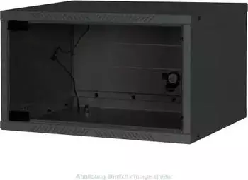 Triton RXA-06-AS4BAXA1 zerlegbarer Wandschrank 6HE, schwarz