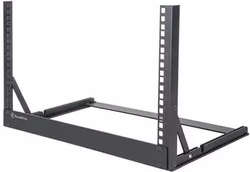 SilverStone 19" Open Frame Rack, RK06U-OF 6HE, Universalgestell, schwarz, 330mm tief (SST-RK06U-OF)