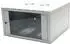 LogiLink Canovate Wandgehäuse 6HE, einteilig, Sicherheitsglastür, grau, 560mm tief (W06E66G)