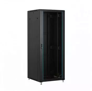 EFB-Elektronik PEL 19" Netzwerkschrank 24HE 600x600mm RAL9005 (PEL-2466TS.G1SV)