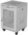 Lanberg 19-Zoll-Serverschrank 15 HE 600x800 mm grau perforiert LCD zerlegt
