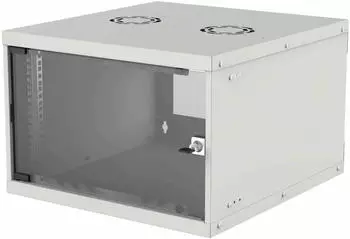 Intellinet 19" Wandverteiler Basic Line 6HE FP grau (714792)