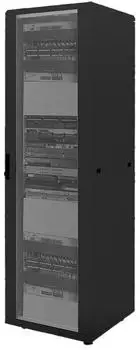 LogiLink 19" Netzwerk Standschrank 16HE schwarz
