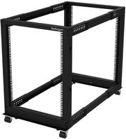 Startech 15u Rackschrank Aus Robustem Schwarzem Stahl