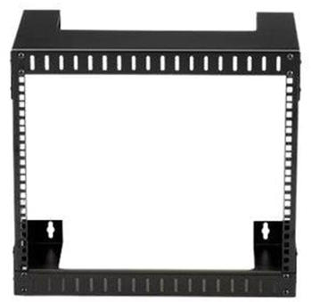 StarTech 8HE 19" Open Frame Geräte Rack Wandmontagefähig schwarz (RK812WALLO)