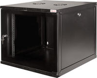 19"" Wallmount SOHO Box 9U 540*550, flatpack, black