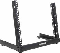 Intellinet Network Rack, Open Frame (Desktop), 12U, Usable Width 465mm, Black,