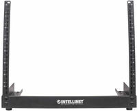 Intellinet Network Rack, Open Frame (Desktop), 8U, Usable Width 465mm, Black,