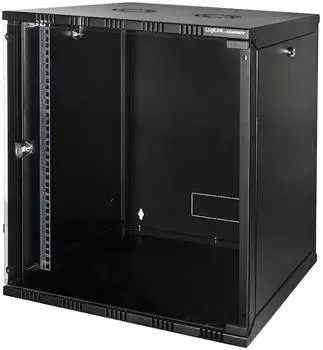 LogiLink 19" SOHO Wandschrank 12HE 540 x 550 mm unmontiert schwarz (W12A54B)