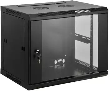 Intellinet 19" Wandverteiler 9 HE vollständig montiert schwarz (711814)