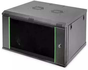 Digitus 7HE Wandgehäuse schwarz (DN-19 07U-6/6-EC-SW)