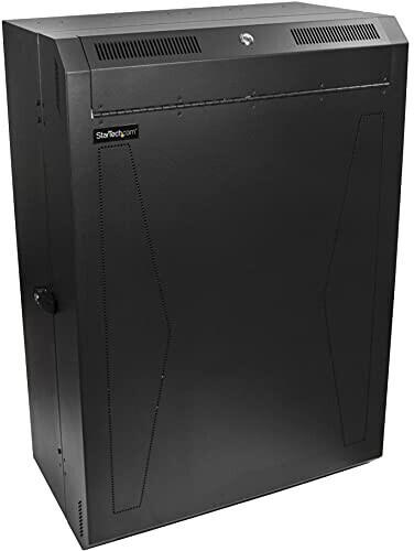 StarTech 8HE 19 Zoll Vertikales Wand Serverschrank/Rack schwarz (RK830WALVS)