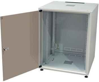 EFB Elektronik 19" Netzwerkschrank OFFICE 15HE grau
