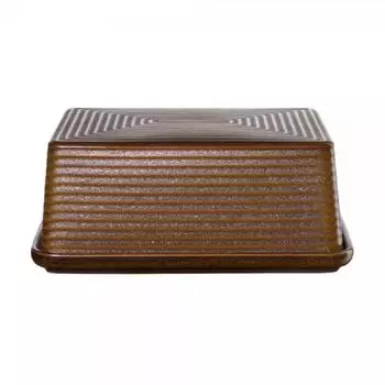ASA black kitchenart Butterdose 15,3x11,6cm braun