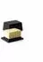 Continenta Butterdose für 125 g Butter 9,5x7x6 cm Keramik matt Schwarz