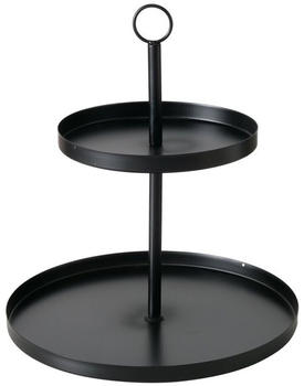 Boltze Etagere SAMINA Schwarz Ø 30 cm