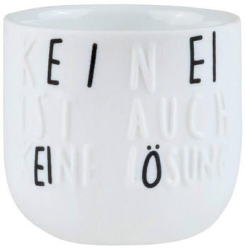 r&auml;der Eierbecher Kein Ei Ist Auch Keine L&ouml;sung &Oslash; 5 cm H 4,5 cm