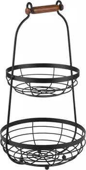 APS 2-stufige Etagere aus Metall 48 cm &Oslash; 26 cm