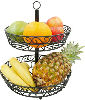 Intirilife Obstkorb Etagere 2 Etagen