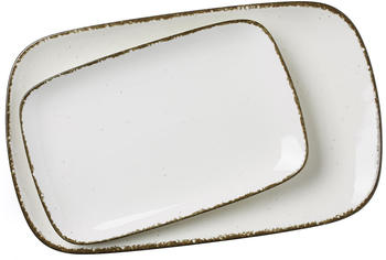 Ritzenhoff & Breker Servierplatten-Set Casa 2-tlg Creme