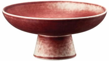 Rosenthal Bloom Scarlet Platte auf Fuß 13cm