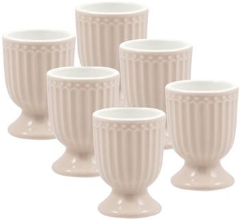 Greengate Alice Eierbecher creamy fudge 6,5cm Set6