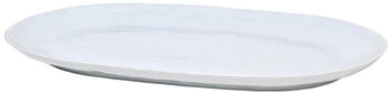 Broste Copenhagen Shape Soft Grey Platte 40 x 25 cm