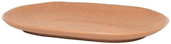 Broste Copenhagen Shape Camel mit Struktur Platte 36 x 22,5 cm