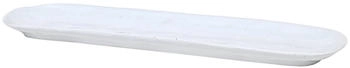 Broste Copenhagen Shape Soft Grey Platte 40 x 11 cm