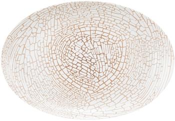 Seltmann Weiden Liberty Krakelee Servierplatte oval 35 x 24 cm