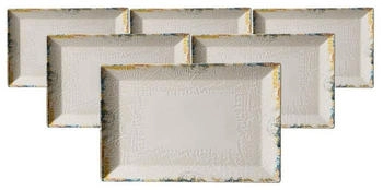 Ritzenhoff & Breker Servierplatte 30x20cm 6er Set Alfonso