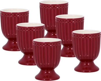 Greengate Alice Eierbecher claret red 6,5 cm Set6
