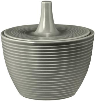 Seltmann Weiden Beat Perlgrau uni Zuckerdose 0,27 l mit Relief
