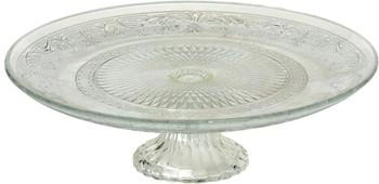 Boltze Serviergeschirr Ahsen Tortenplatte mit Glasrelief Ø 25 cm (6066700)