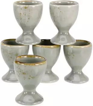 CreaTable Eierbecher Nature Collection grau Steinzeug (33027)