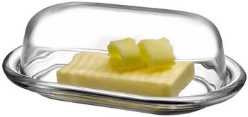 Pasabahce Butterdose mit Deckel Transparent