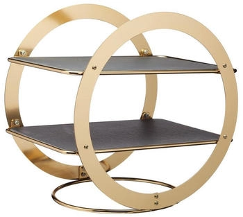 Creative Tops Etagere Artesà mit Radrahmen H. 30cm Metall + Schiefer KitchenCraft
