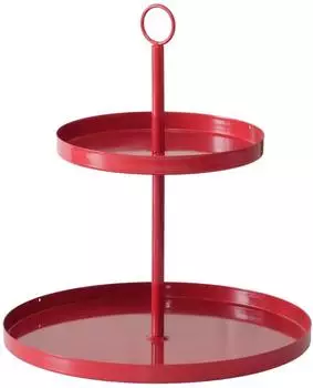 Boltze Samina Etagere rot 34cm (1 Stück)