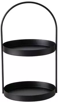Boltze Joko Etagere schwarz 44cm (1 Stück)